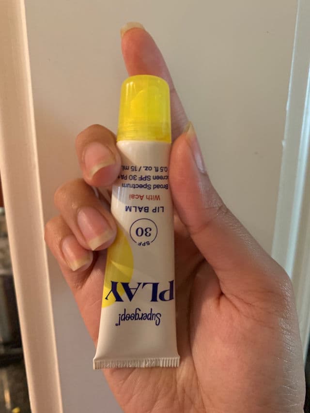 Supergoop! PLAY Lip Balm SPF 30 with Acai review photo by SafaAli