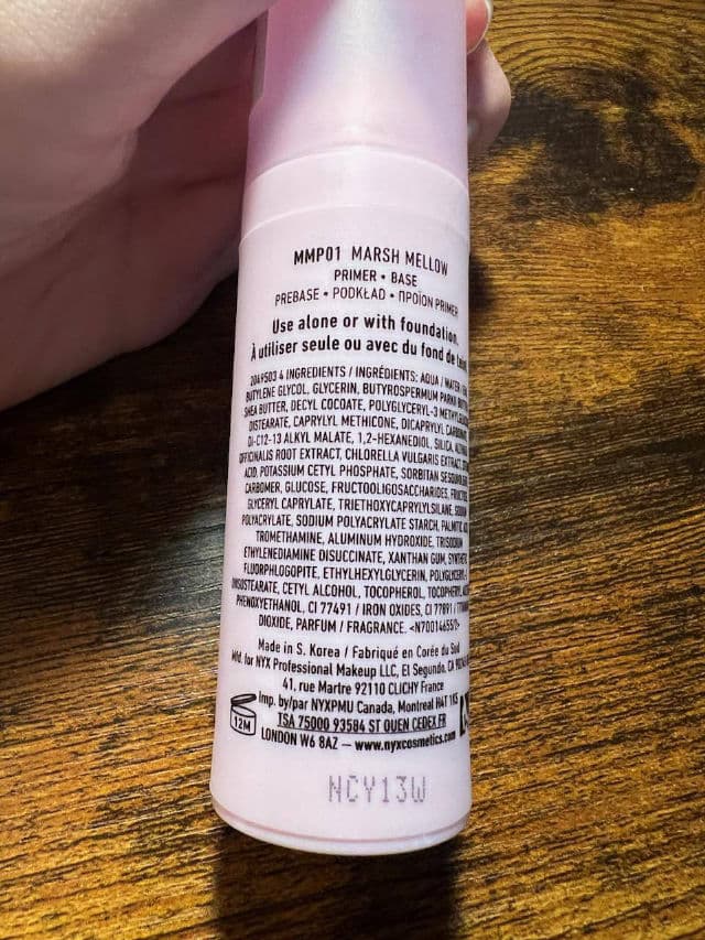 Nyx Cosmetics The Marshmellow Soothing Primer review photo by rcreddragon