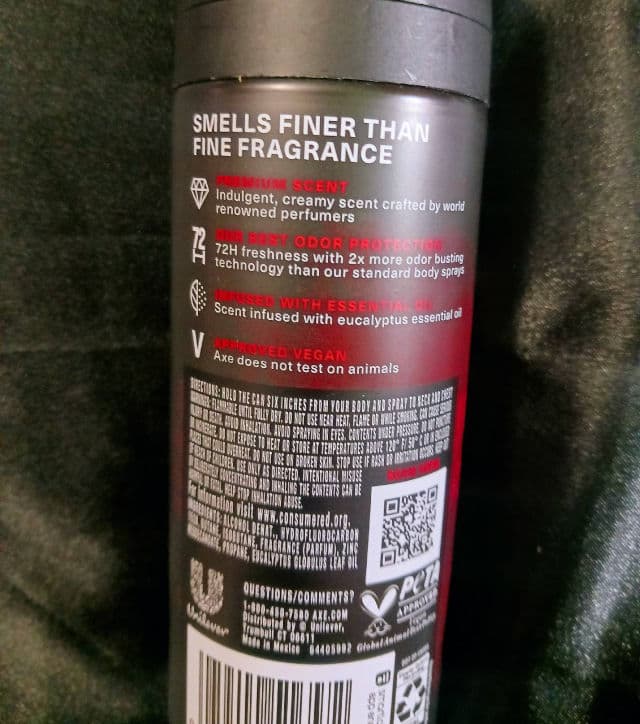 AXE Fire Santal Premium Deodorant Body Spray review photo by rcreddragon