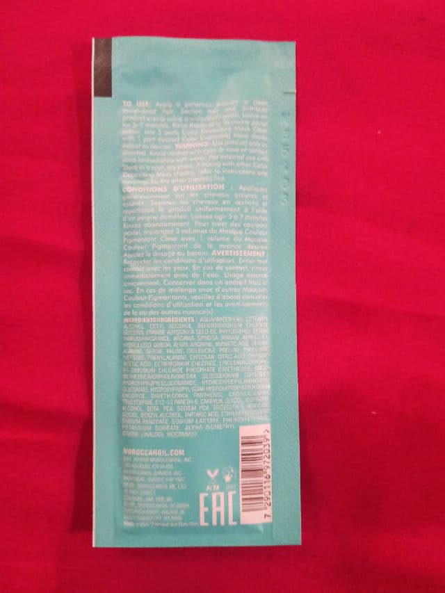 Moroccanoil Color Depositing Mask Champagne review photo by rcreddragon