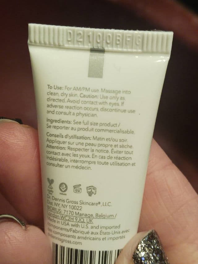 Dr. Dennis Gross Skincare Alpha Beta Daily Moisturizer review photo by rcreddragon