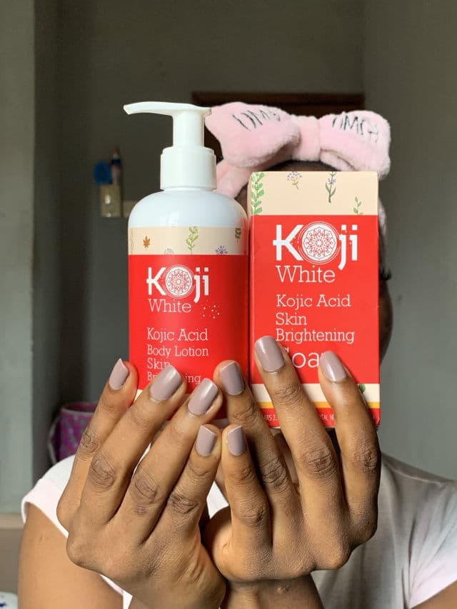 Koji White Kojic Acid Skin Brightening Body Lotion review photo by gbadetomi