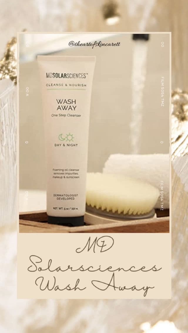 MDSolarSciences Wash Away Cleanser review photo by theartofskincarett