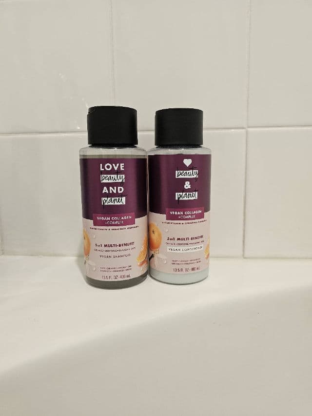 Love Beauty and Planet Vegan Keratin & Sun-Kissed Mandarin Shampoo review photo by nikkinemko