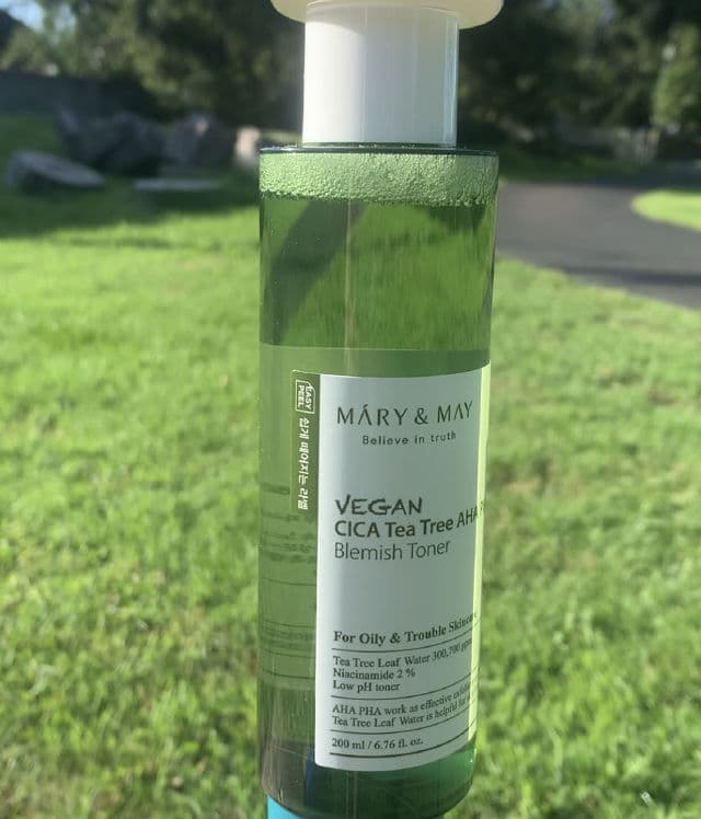 Mary&May Vegan Cica Tea Tree AHA PHA Toner review photo by ussskingarden