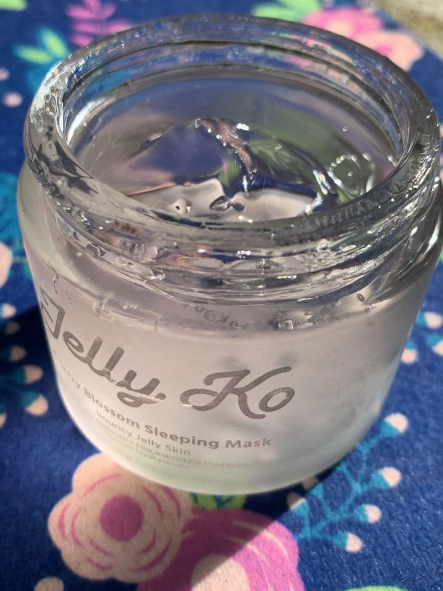 Jelly Ko Cherry Blossom Sleeping Mask review photo by ussskingarden