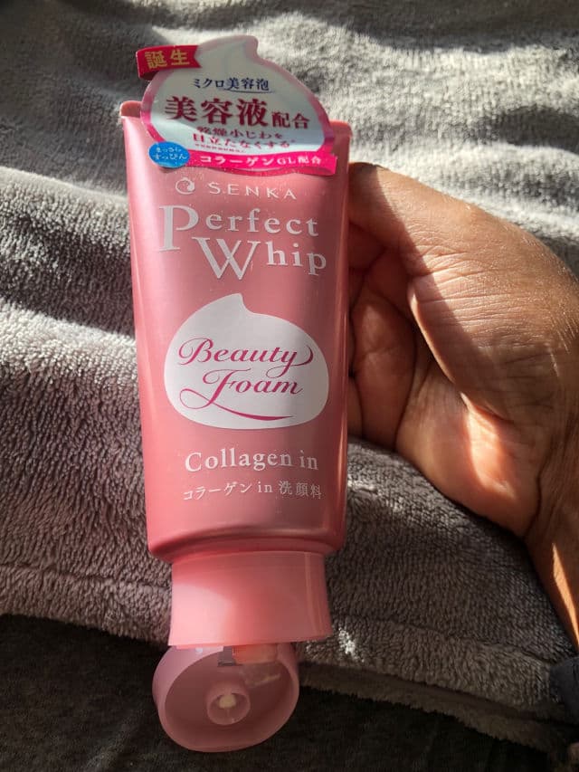 Senka Perfect Whip Beauty Foam Collagen Cleanser review photo by kikidoyoulovemeee