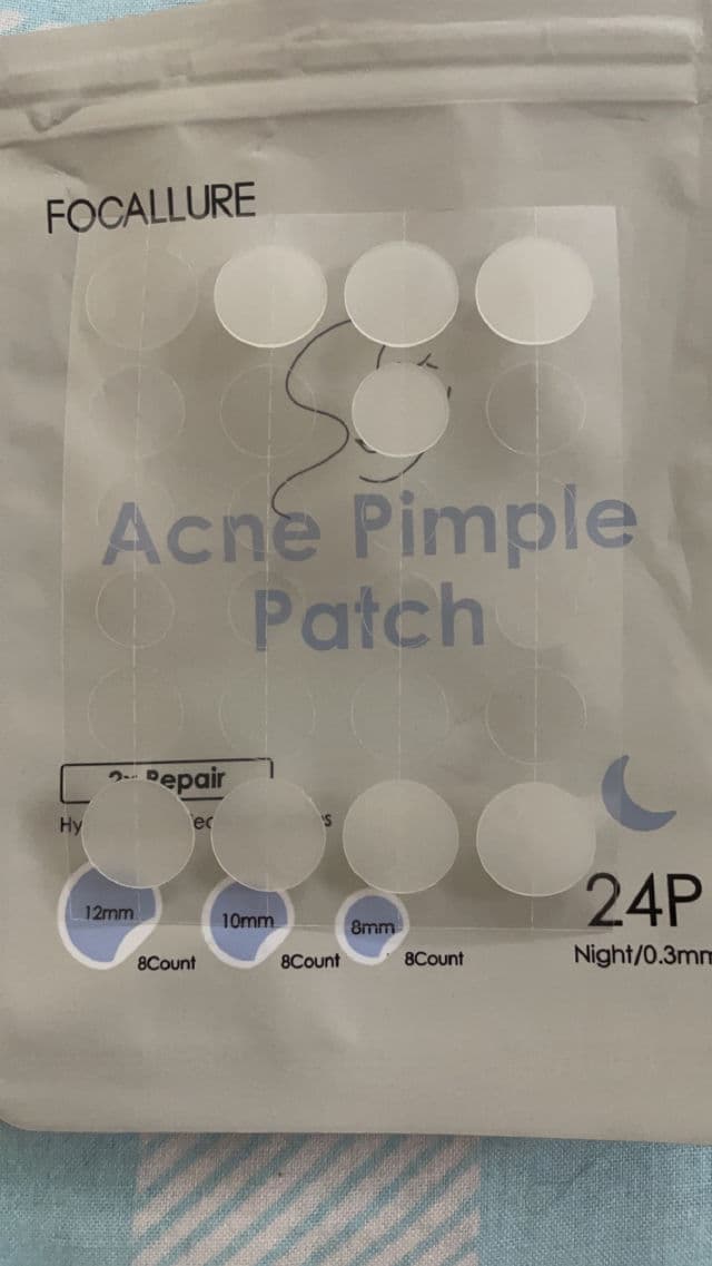 Focallure Acne Pimple Patch - Night review photo by Mannna