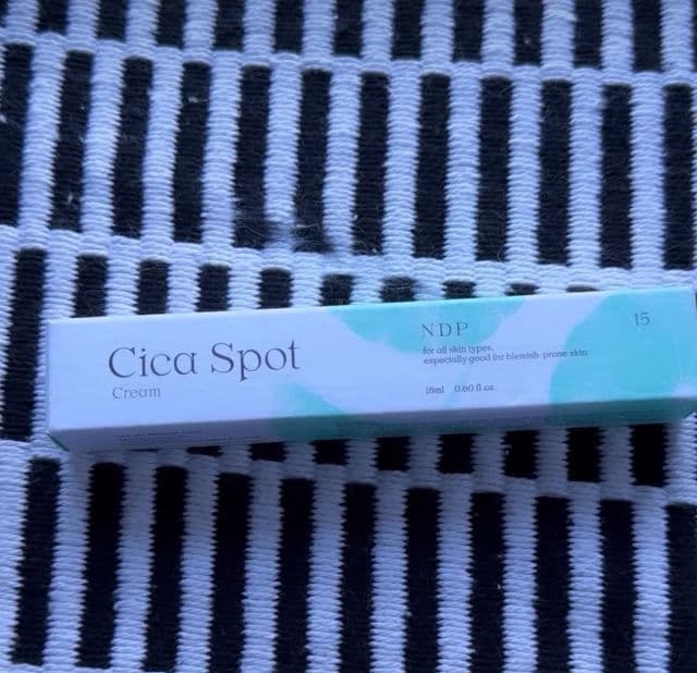Natural Derma Project Cica Spot Cream review photo by beautysamplelove