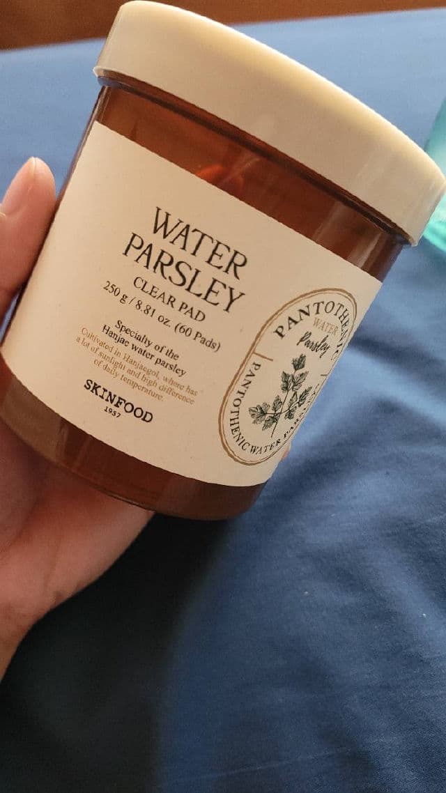 SKINFOOD Pantothenic Water Parsley Clear Pad review photo by lush