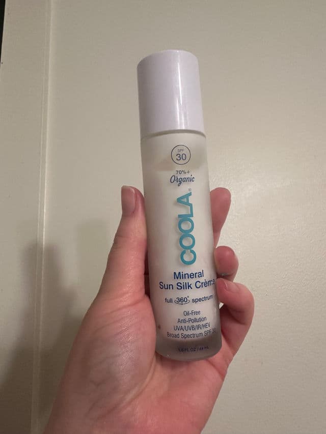 Coola Full Spectrum 360° Mineral Sun Silk Creme Organic Sunscreen SPF 30 review photo by candijessie