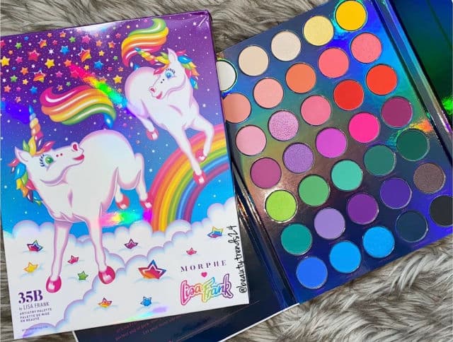 Morphe Lisa Frank 35B Artistry Eyeshadow Palette review photo by hauntedbroccoli