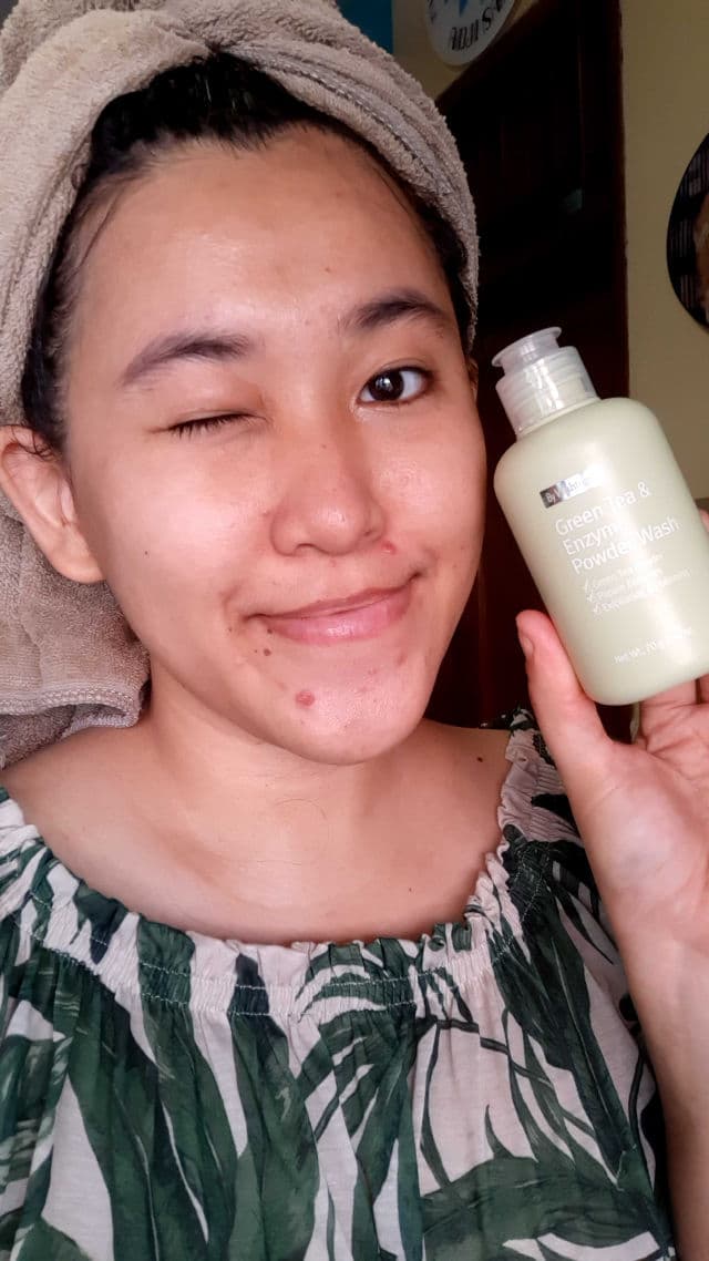 By WISHTREND Green Tea & Enzyme Powder Wash review photo by Uniimala