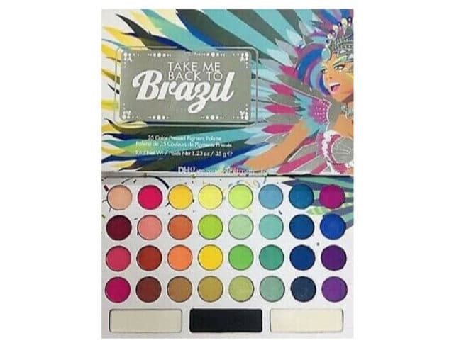 BH Cosmetics Take Me Back to Brazil Eyeshadow Pallette review photo by LindsBeauty