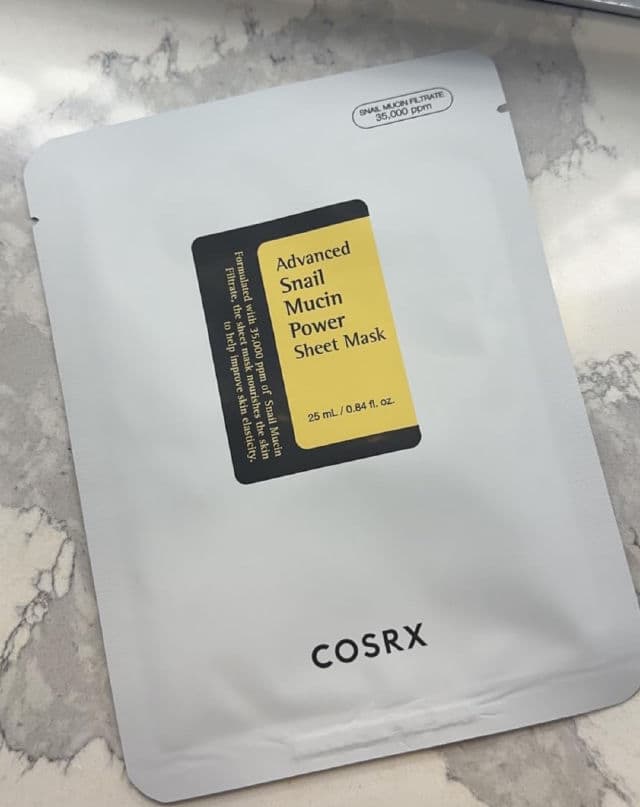 COSRX Advanced Snail Mucin Power Sheet Mask review photo by Skincxre