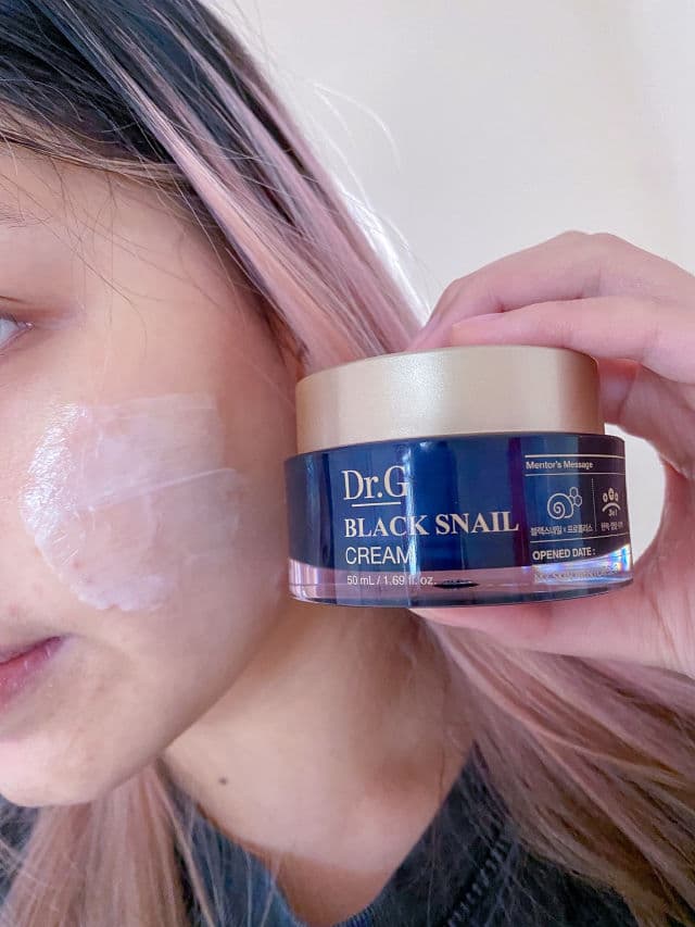 DR.G Black Snail Cream review photo by Karamell