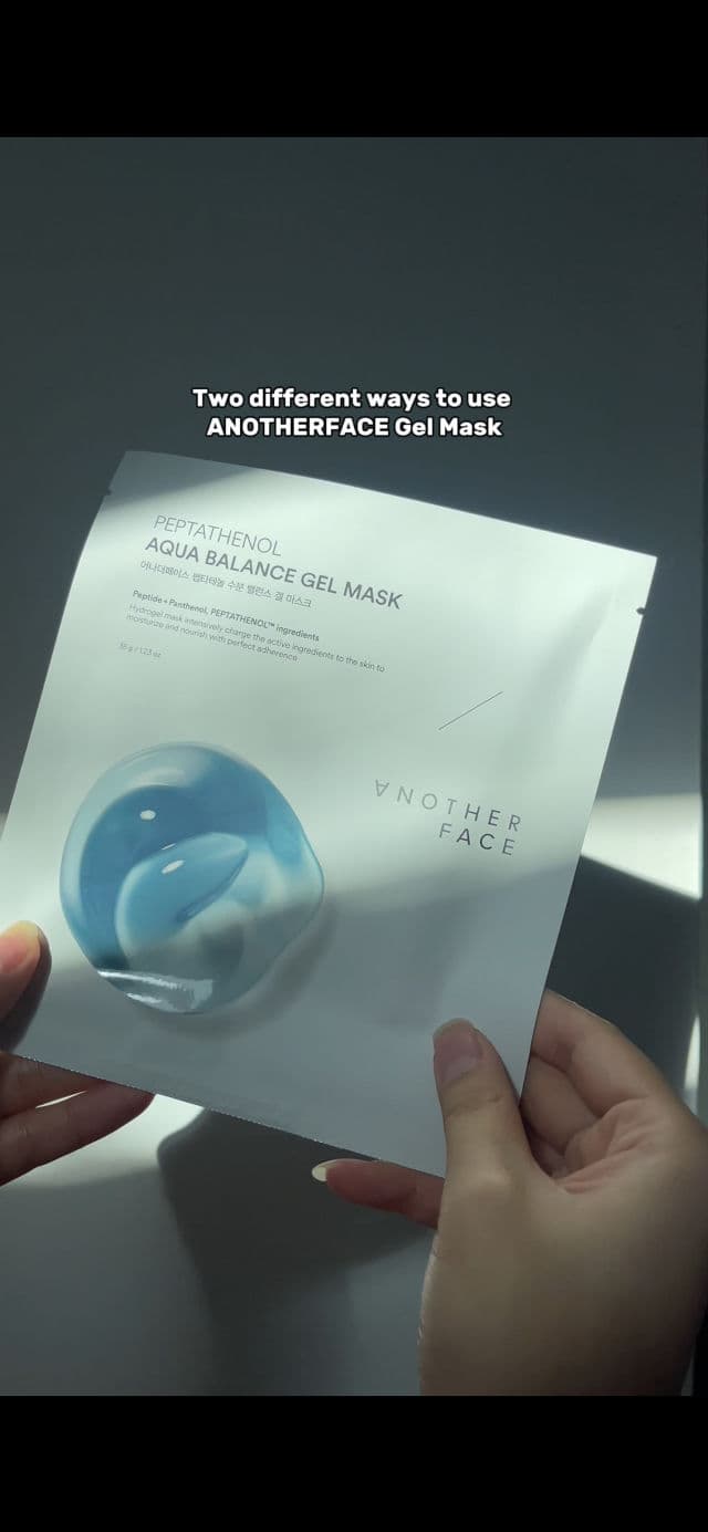 ANOTHERFACE Peptathenol Aqua Balance Gel Mask review photo by AnnaCare