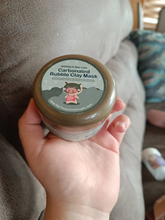 BioAqua Carbonated Bubble Clay Mask Formulation Clay Mask review photo by Natyrca