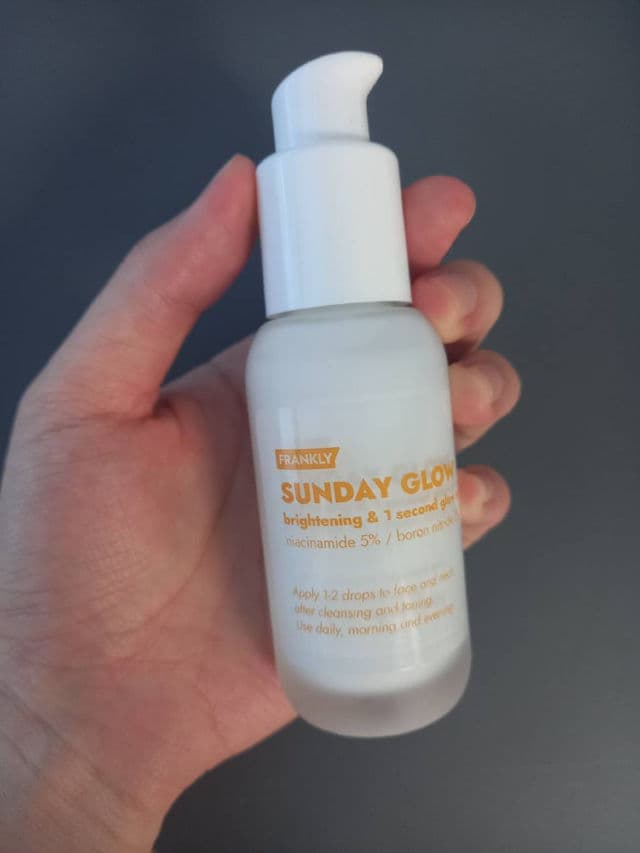 Frankly Sunday Glow Brightening & Tone Up Serum review photo by Sophiacl