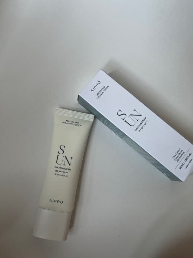 AIPPO Daily Sun Cream SPF50+ PA+++ review photo by MariamKhvedelidze