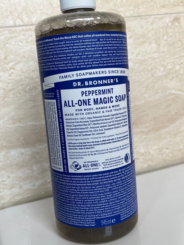 Peppermint - Pure-Castile Liquid Soap product review