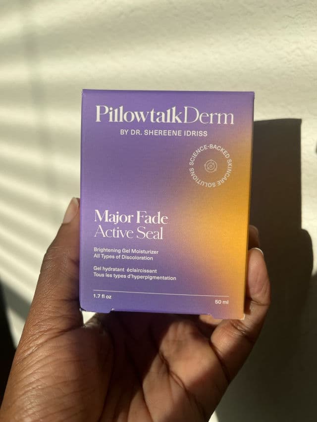 PillowtalkDerm Major Fade Active Seal Moisturizer review photo by ashleyrebranding