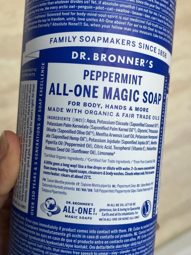 Peppermint - Pure-Castile Liquid Soap product review