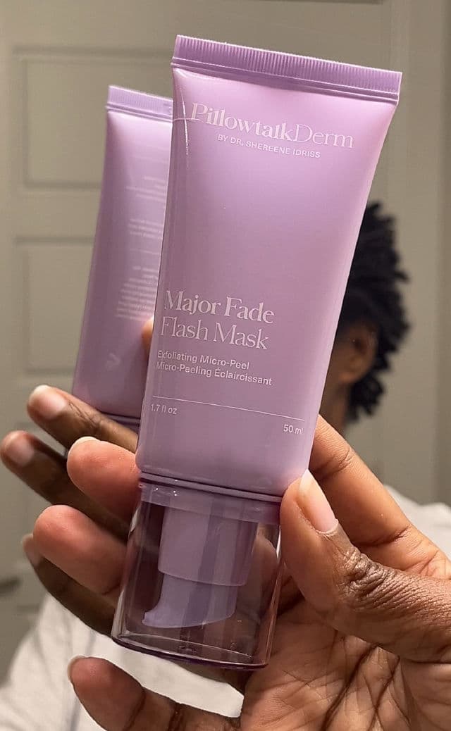 PillowtalkDerm Major Fade Flash Mask review photo by ashleyrebranding