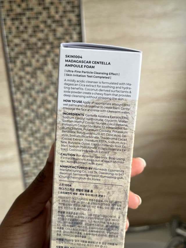 Madagascar Centella Ampoule Foam product review