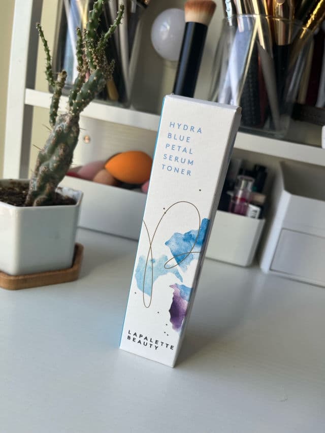 Lapalette Hydra Blue Petal Serum Toner review photo by ashleyrebranding