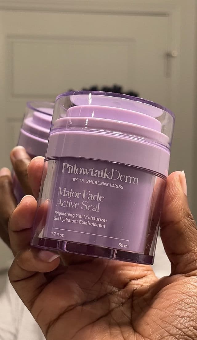 PillowtalkDerm Major Fade Active Seal Moisturizer review photo by ashleyrebranding