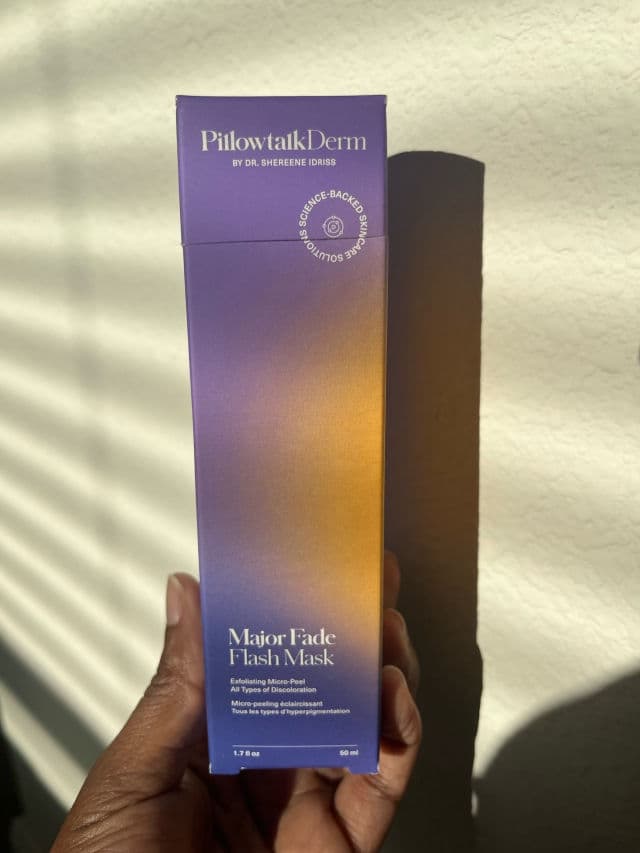 PillowtalkDerm Major Fade Flash Mask review photo by ashleyrebranding