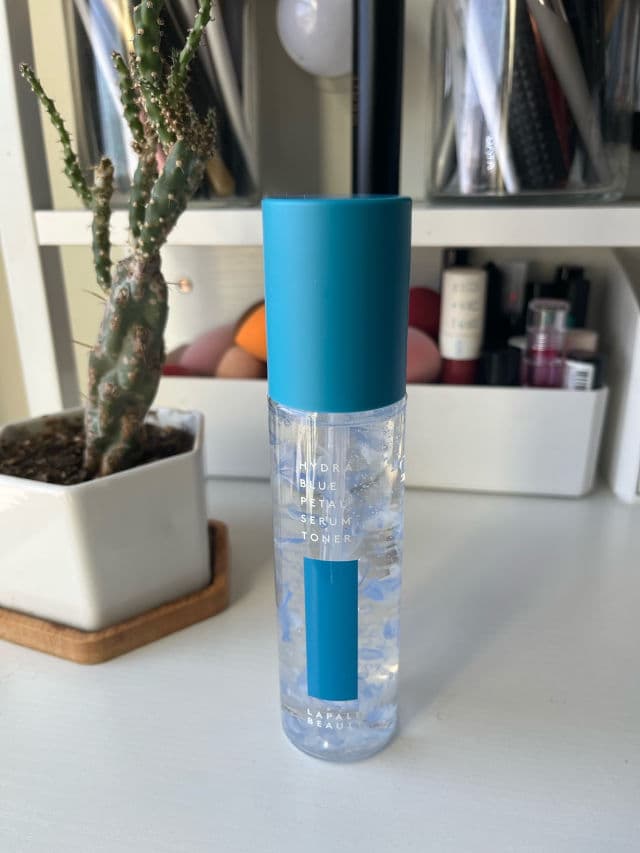 Lapalette Hydra Blue Petal Serum Toner review photo by ashleyrebranding