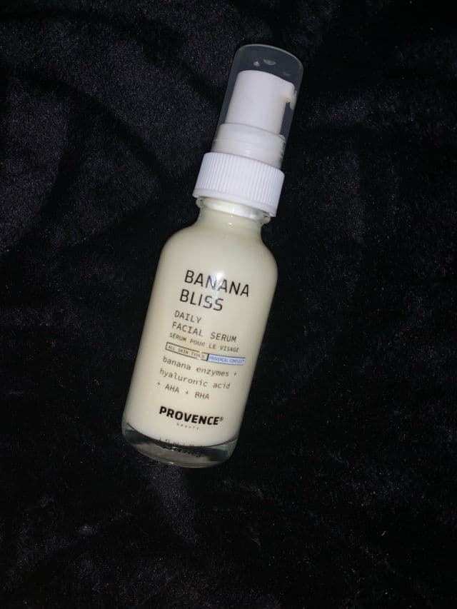 Provence Beauty Banana Bliss Daily Facial Serum review photo by viciousblogs