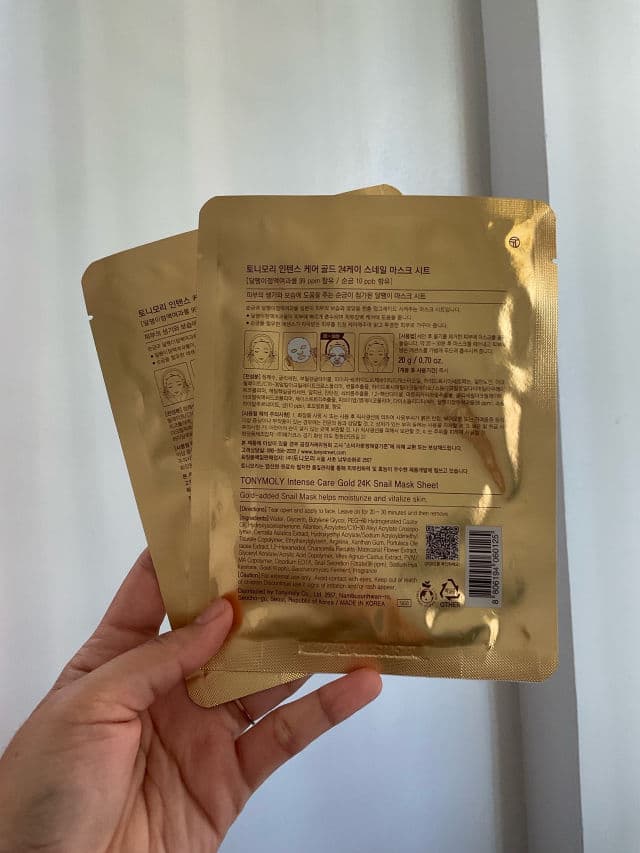 Gold 24k Snail Hydro Gel Mask product review