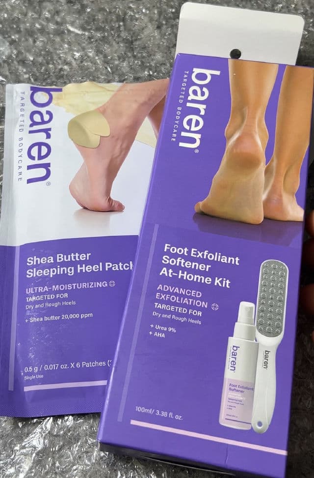 Baren Foot Softener At-home Kit: Foot File & Callus Softener Spray review photo by Dafunkyy