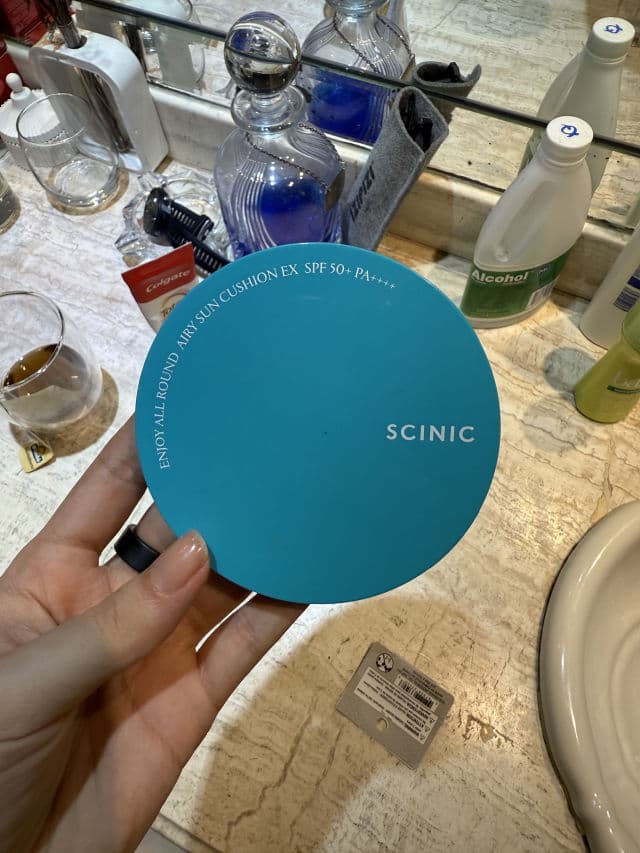 SCINIC Enjoy All Around Airy Sun Cushion EX SPF50+ PA++++ review photo by mariabeatrizdaza