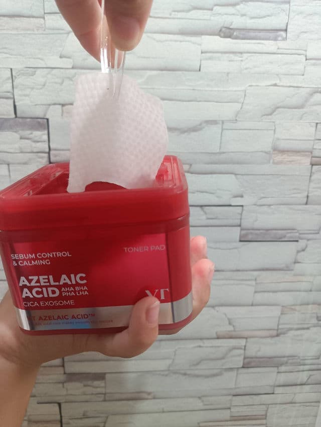 VT COSMETICS AZ Care Toner Pad review photo by Beccky