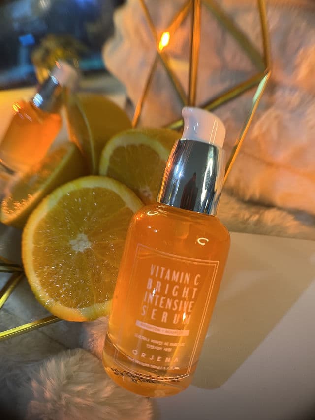 Orjena Vitamin C Bright Intensive Facial Serum review photo by GLOWUPSTUDIO