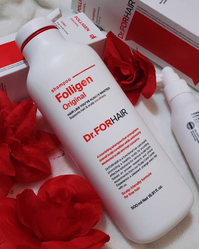 Dr.FORHAIR Folligen Original Shampoo review photo by AlottaxReviews