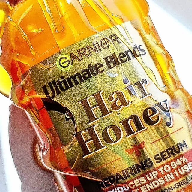 Garnier Whole Blends Hair Honey Repairing Leave-In Serum review photo by Blissful