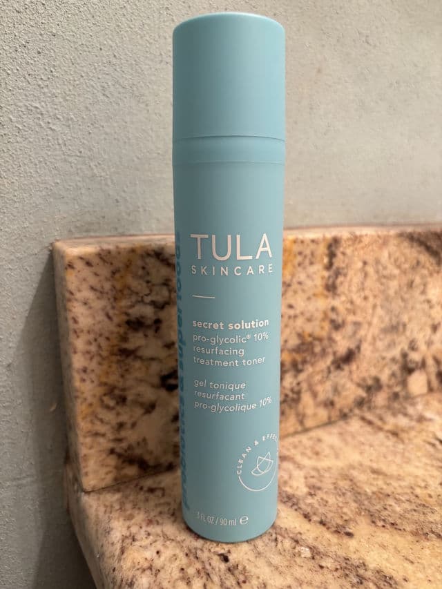 TULA Skincare Get Toned Pro-Glycolic 10% Resurfacing Toner  review photo by LindseyR483