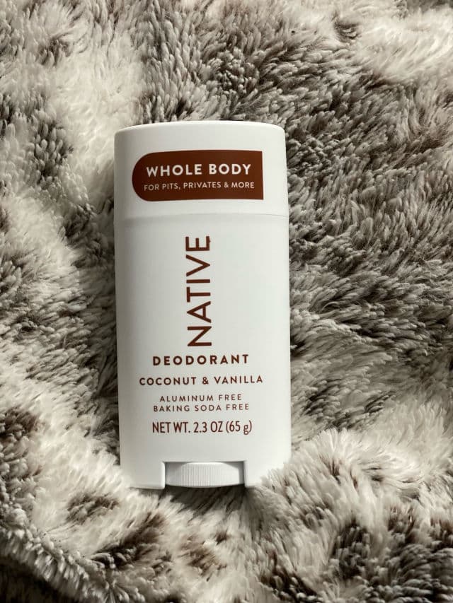 NATIVE Jasmine & Cedar Deodorant review photo by tily