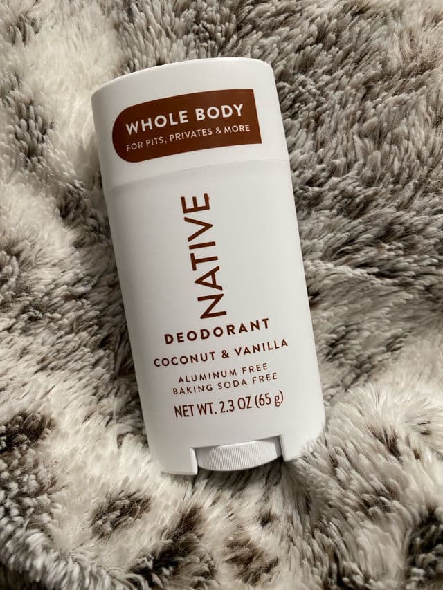 NATIVE Jasmine & Cedar Deodorant review photo by tily