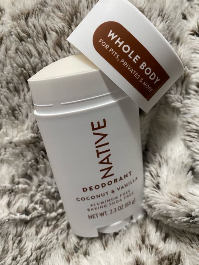 NATIVE Jasmine & Cedar Deodorant review photo by tily