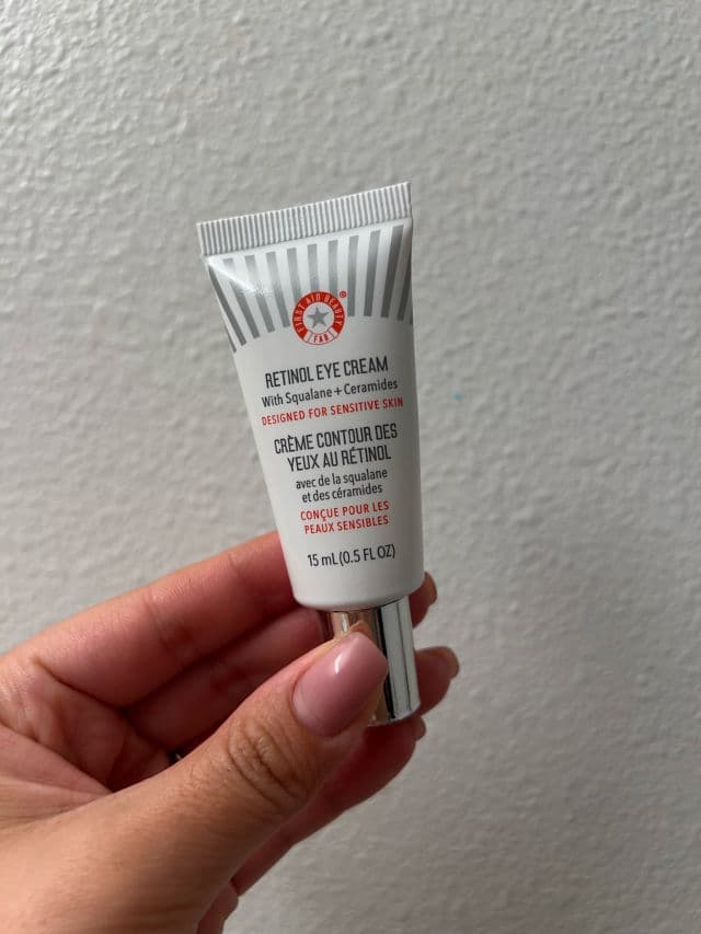 First Aid Beauty Retinol Eye Cream with Squalane + Ceramides review photo by Evgeniia