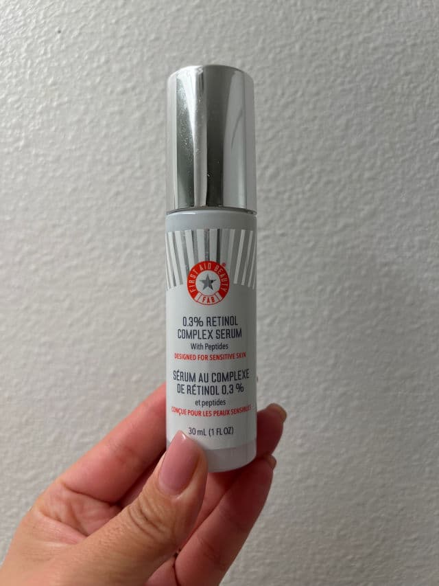 First Aid Beauty 0.3% Retinol Complex Serum with Peptides review photo by Evgeniia