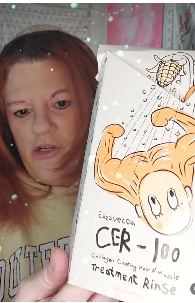 ELIZAVECCA CER-100 Collagen Coating Hair Muscle Treatment Rinse	 review photo by nancyb609