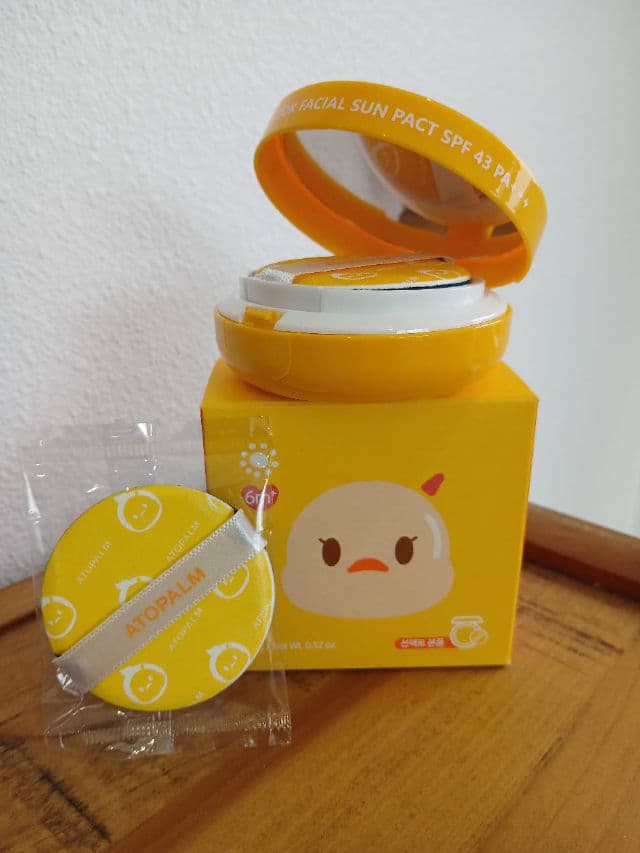 Atopalm Tok Tok Facial Sun Pact SPF43 PA+++ review photo by Amelia47