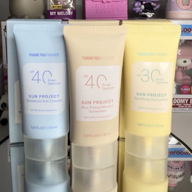 THANK YOU FARMER Sun Project Moisture Sun Cream SPF40 review photo by skincarerosa